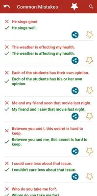 Learn English Grammar android App screenshot 3